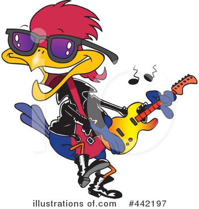 Royalty-Free (RF) Musician Clipart Illustration by toonaday - Stock Sample #442197