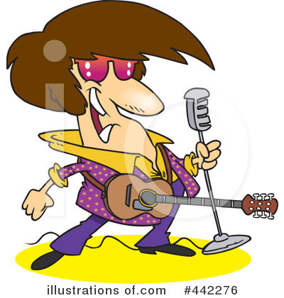 Royalty-Free (RF) Musician Clipart Illustration by toonaday - Stock Sample #442276