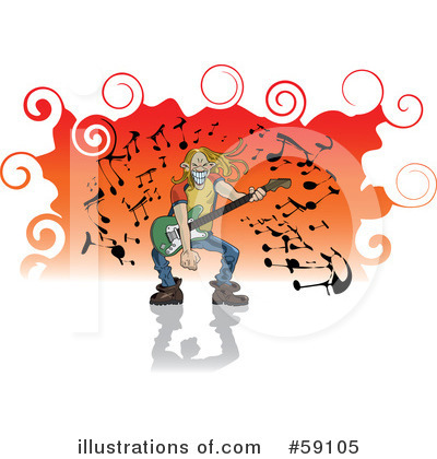 Royalty-Free (RF) Musician Clipart Illustration by Frisko - Stock Sample #59105