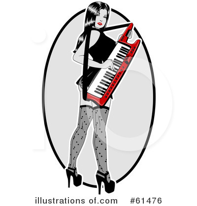 Royalty-Free (RF) Musician Clipart Illustration by r formidable - Stock Sample #61476