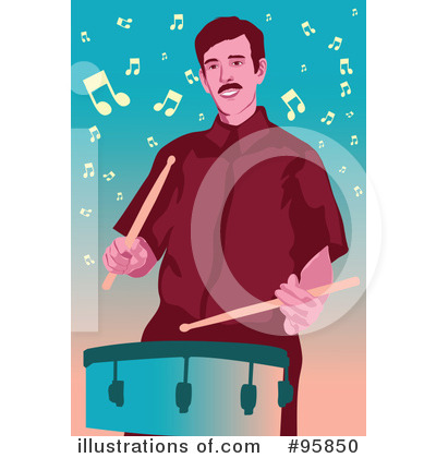 Royalty-Free (RF) Musician Clipart Illustration by mayawizard101 - Stock Sample #95850