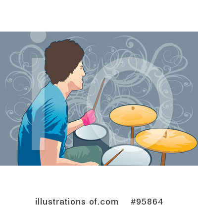 Royalty-Free (RF) Musician Clipart Illustration by mayawizard101 - Stock Sample #95864