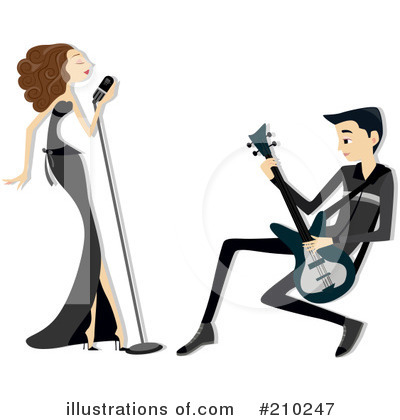 Royalty-Free (RF) Musicians Clipart Illustration by BNP Design Studio - Stock Sample #210247
