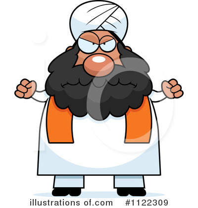 Royalty-Free (RF) Muslim Clipart Illustration by Cory Thoman - Stock Sample #1122309