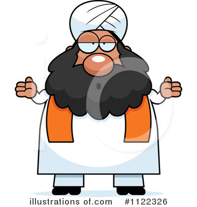 Royalty-Free (RF) Muslim Clipart Illustration by Cory Thoman - Stock Sample #1122326