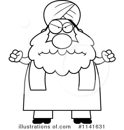 Royalty-Free (RF) Muslim Clipart Illustration by Cory Thoman - Stock Sample #1141631