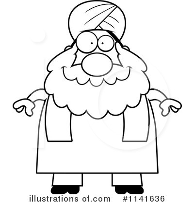 Royalty-Free (RF) Muslim Clipart Illustration by Cory Thoman - Stock Sample #1141636