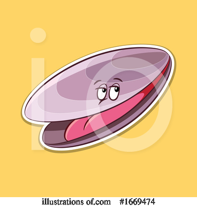 Royalty-Free (RF) Mussel Clipart Illustration by cidepix - Stock Sample #1669474