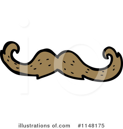 Mustache Clipart #1148175 by lineartestpilot