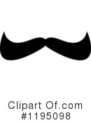 Mustache Clipart #1195098 by Vector Tradition SM
