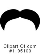 Mustache Clipart #1195100 by Vector Tradition SM