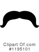 Mustache Clipart #1195101 by Vector Tradition SM
