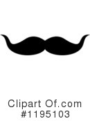 Mustache Clipart #1195103 by Vector Tradition SM