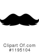 Mustache Clipart #1195104 by Vector Tradition SM