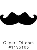 Mustache Clipart #1195105 by Vector Tradition SM