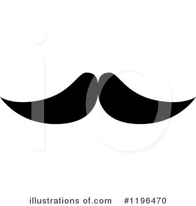 Royalty-Free (RF) Mustache Clipart Illustration by Vector Tradition SM - Stock Sample #1196470