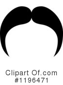 Mustache Clipart #1196471 by Vector Tradition SM
