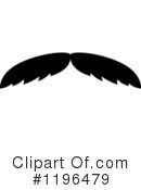 Mustache Clipart #1196479 by Vector Tradition SM