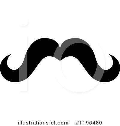 Royalty-Free (RF) Mustache Clipart Illustration by Vector Tradition SM - Stock Sample #1196480