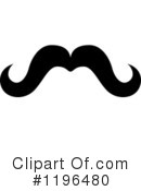 Mustache Clipart #1196480 by Vector Tradition SM