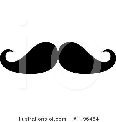 Royalty-Free (RF) Mustache Clipart Illustration by Vector Tradition SM - Stock Sample #1196484
