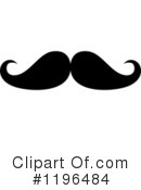 Mustache Clipart #1196484 by Vector Tradition SM