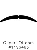 Mustache Clipart #1196485 by Vector Tradition SM