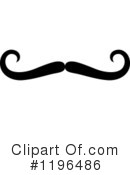 Mustache Clipart #1196486 by Vector Tradition SM