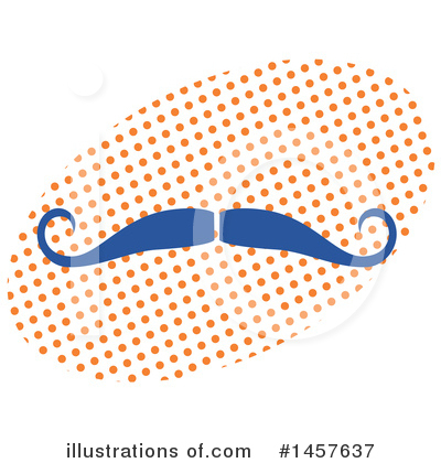 Royalty-Free (RF) Mustache Clipart Illustration by Cherie Reve - Stock Sample #1457637