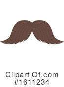 Mustache Clipart #1611234 by Vector Tradition SM