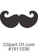 Mustache Clipart #1611236 by Vector Tradition SM