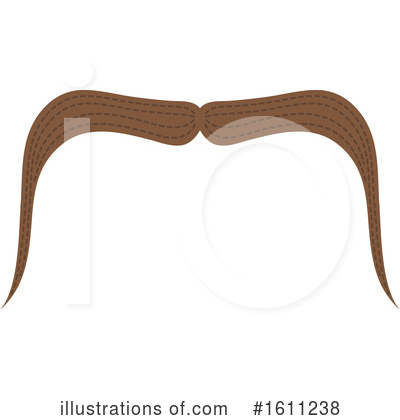 Royalty-Free (RF) Mustache Clipart Illustration by Vector Tradition SM - Stock Sample #1611238