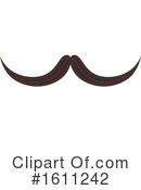 Mustache Clipart #1611242 by Vector Tradition SM