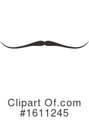 Mustache Clipart #1611245 by Vector Tradition SM