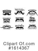 Mustache Clipart #1614367 by Vector Tradition SM