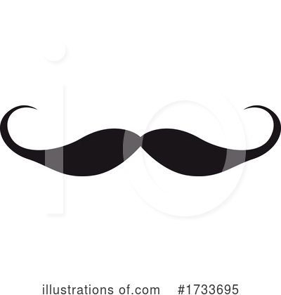 Royalty-Free (RF) Mustache Clipart Illustration by Vector Tradition SM - Stock Sample #1733695