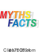 Myths Vs Facts Clipart #1780894 by Vector Tradition SM