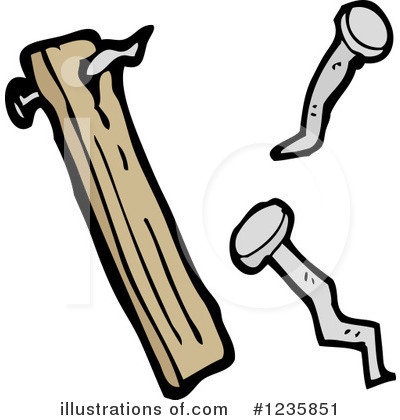 Royalty-Free (RF) Nail Clipart Illustration by lineartestpilot - Stock Sample #1235851