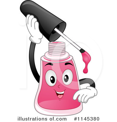 Royalty-Free (RF) Nail Polish Clipart Illustration by BNP Design Studio - Stock Sample #1145380