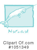 Narwhal Clipart #1051349 by xunantunich