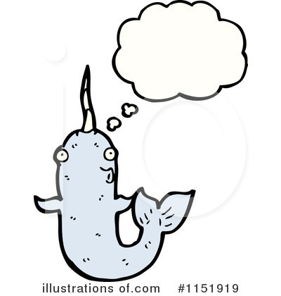 Narwhal Clipart #1151919 by lineartestpilot