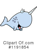 Narwhal Clipart #1191854 by Cory Thoman