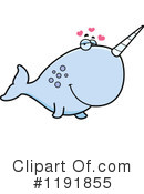 Narwhal Clipart #1191855 by Cory Thoman