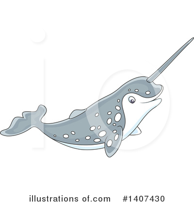 Whales Clipart #1407430 by Alex Bannykh