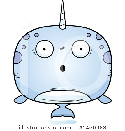 Narwhal Clipart #1450983 by Cory Thoman