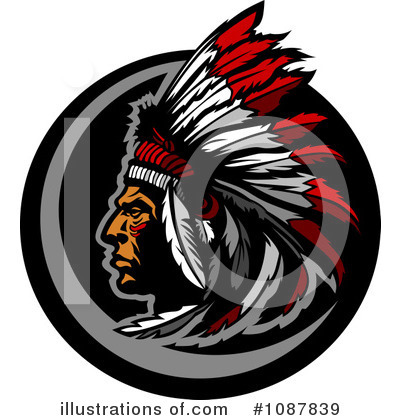 Native Americans Clipart #1087839 by Chromaco