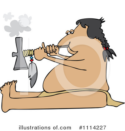 Royalty-Free (RF) Native American Clipart Illustration by djart - Stock Sample #1114227