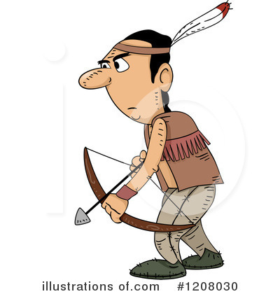 Royalty-Free (RF) Native American Clipart Illustration by BNP Design Studio - Stock Sample #1208030