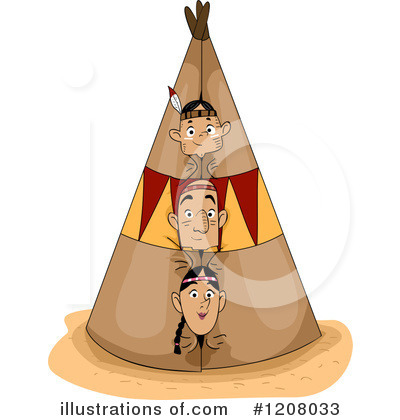 Royalty-Free (RF) Native American Clipart Illustration by BNP Design Studio - Stock Sample #1208033