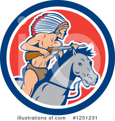 Horseback Clipart #1251231 by patrimonio